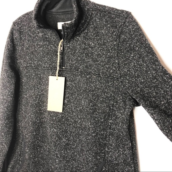 Thread & Supply Black Quarter-Zip Jacket NWT - Picture 6 of 8